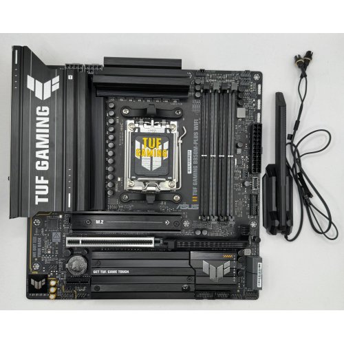 Материнская плата Asus TUF GAMING B850M-PLUS WIFI (sAM5, AMD B850) (Восстановлено продавцом, 904342) купить в Украине | Telemart фото
