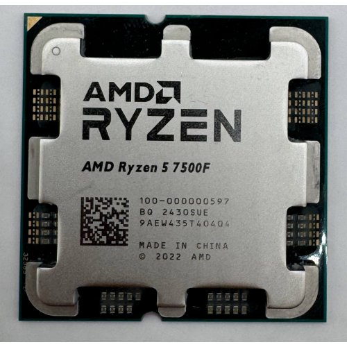 Процессор AMD Ryzen 5 7500F 3.7(5.0)GHz 32MB sAM5 Tray (100-000000597) (Восстановлено продавцом, 904346) купить в Украине | Telemart фото
