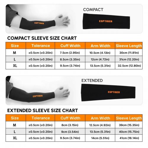 Геймерский рукав EspTiger ECL-T0118B Arm Sleeve Short XL (SL-ET-ECL-T0118B-XL) Black купить в Украине | Telemart фото