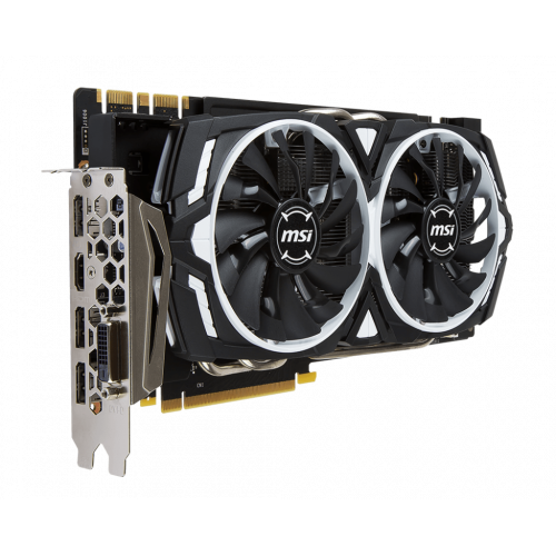 Продати Відеокарта MSI GeForce GTX 1070 ARMOR OC 8192MB (GTX 1070 ARMOR 8G OC FR) Factory Recertified за Trade-In у інтернет-магазині Телемарт - Київ, Дніпро, Україна фото