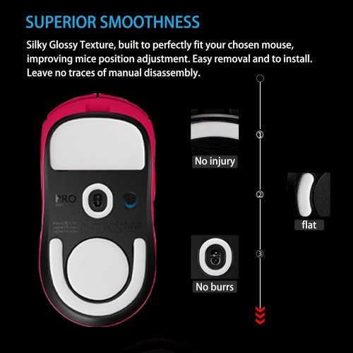 Глайди для миші EspTiger Logitech G Pro X Superlight 2 Arc 2 (SK-ET-LG-GPXSL2-A2-V2) купити в Україні | Telemart фото