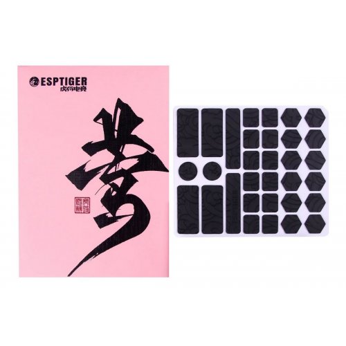 Наклейки для мишки EspTiger Oriole - Grip Tape DIY Version (GT-ET-DIY-ORI-BLK) Black купити в Україні | Telemart фото