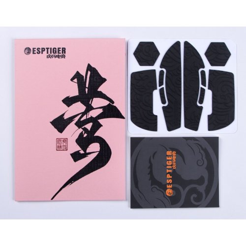 Наклейки для мышки EspTiger Oriole - Grip Tape Logitech G Pro 2 Lightspeed (GT-ET-LG-GP2LS-ORI-BLK) Black купить в Украине | Telemart фото