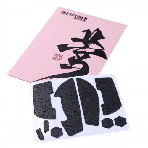 Наклейки для мышки EspTiger Oriole - Grip Tape Logitech G Pro X Superlight 2 DEX (GT-ET-LG-GPXSL2-DEX-ORI-BLK) Black купить в Украине | Telemart фото