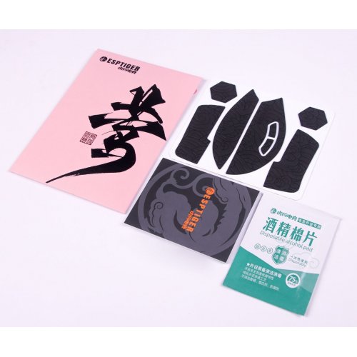 Наклейки для мышки EspTiger Oriole - Grip Tape Razer Viper V3 Pro (GT-ET-RZ-VPV3P-ORI-BLK) Black купить в Украине | Telemart фото