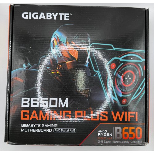 Материнская плата Gigabyte B650M GAMING PLUS WIFI (sAM5, AMD B650) (Восстановлено продавцом, 904553) купить в Украине | Telemart фото
