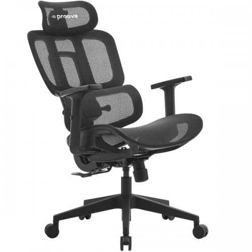 Эргономичное кресло Proove White-Collar (ECWC0001001) Black купить в Украине | Telemart фото