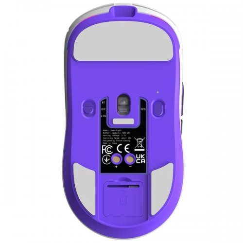 Мышка Proove Gaming Superfight Wireless (WMSW00122002) White/Purple купить в Украине | Telemart фото