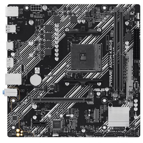 Материнская плата Asus PRIME A520M-K ARGB (sAM4, AMD A520) купить в Украине | Telemart фото