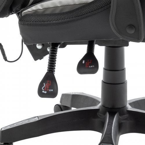 Игровое кресло AGN AGN09-25 Black/Grey купить в Украине | Telemart фото