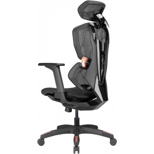 Крісло офісне AGN AGN09-8 Mesh Black/Orange купити в Україні | Telemart фото