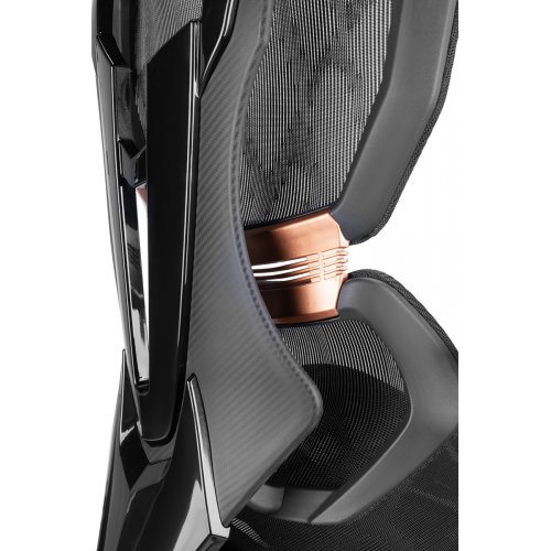 Крісло офісне AGN AGN09-8 Mesh Black/Orange купити в Україні | Telemart фото
