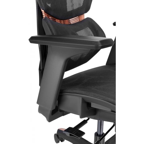 Крісло офісне AGN AGN09-8 Mesh Black/Orange купити в Україні | Telemart фото