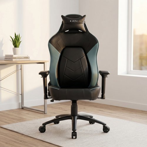 Офисное кресло AGN AGN09-17 Black/Blue купить в Украине | Telemart фото