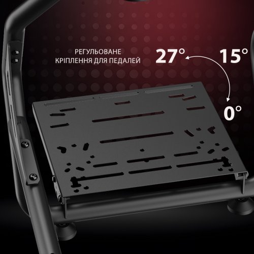 Кокпіт із кріпленням для керма, монітора, педалей та коробки передач AGN AGN03-BS-KP02 Black купити в Україні | Telemart фото