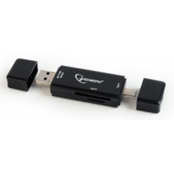 Кардрідер Gembird Type-C USB 3.1 microUSB microSD/HC/XC (UHB-CR3IN1-01)