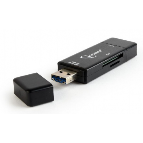 Купити Кардрідер Gembird Type-C USB 3.1 microUSB microSD/HC/XC (UHB-CR3IN1-01) - ціна в Києві, Львові, Вінниці, Хмельницькому, Франківську, Україні | інтернет-магазин TELEMART.UA фото