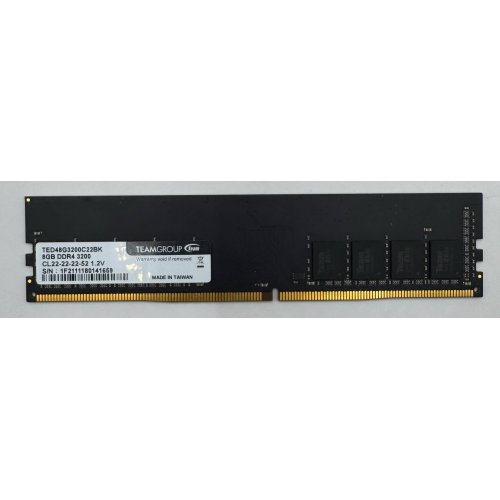 Озу Team DDR4 8GB 3200Mhz Elite (TED48G3200C2201) (Восстановлено продавцом, 904798) купить в Украине | Telemart фото