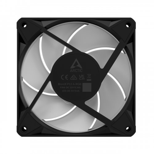 Кулер для корпусу Arctic BioniX P12 A-RGB (ACFAN00335A) Black купити в Україні | Telemart фото