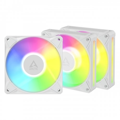 Набір кулерів для корпусу Arctic BioniX P12 A-RGB (3-Fan Pack) (ACFAN00338A) White купити в Україні | Telemart фото
