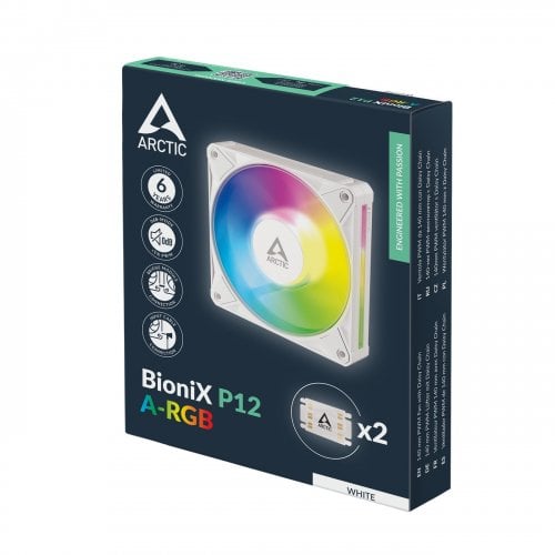 Кулер для корпуса Arctic BioniX P14 A-RGB (ACFAN00340A) White купить в Украине | Telemart фото