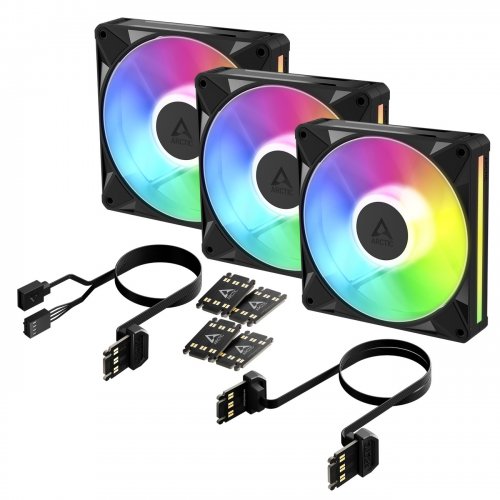 Набор кулеров для корпуса Arctic BioniX P14 A-RGB (3-Fan Pack) (ACFAN00341A) Black купить в Украине | Telemart фото