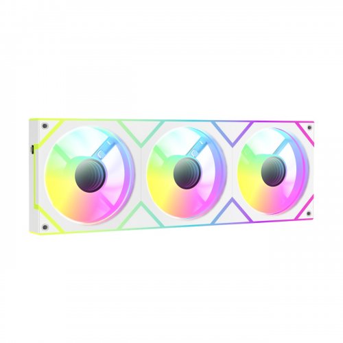 Кулер для корпусу Ocypus Gamma F36 ARGB Reverse Blade (GAMMA-F36-WH3AM001-GL) White купити в Україні | Telemart фото