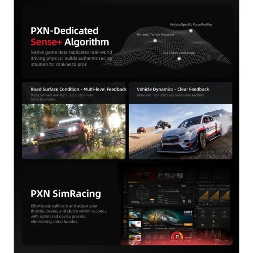 Рулевая база PXN VD10 Wheel Base Black купить в Украине | Telemart фото