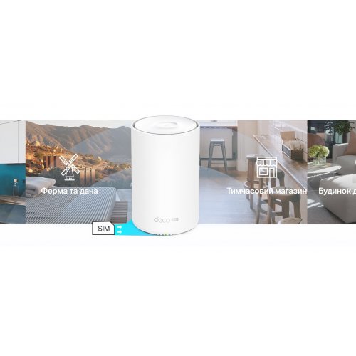 Шлюз 4G+ TP-LINK Deco X10-4G (1-pack) купить в Украине | Telemart фото