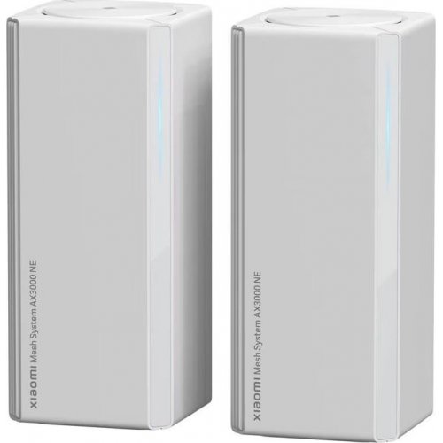 Маршрутизатор Xiaomi Mesh System AX3000 NE (2-pack) (DVB4458GL) White купити в Україні | Telemart фото