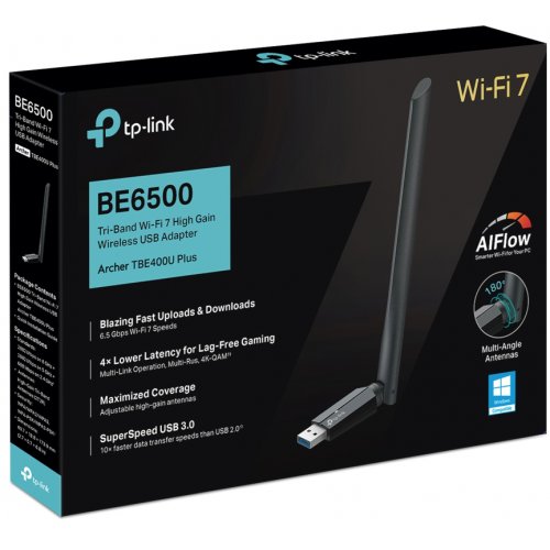 Wi-Fi адаптер TP-LINK Archer TBE400U Plus купити в Україні | Telemart фото