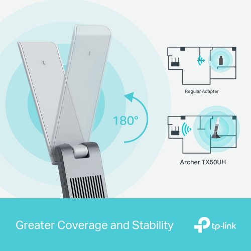 Wi-Fi адаптер TP-LINK Archer TX50UH купити в Україні | Telemart фото