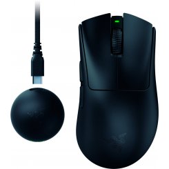 Уценка мышка Razer DeathAdder V4 Pro Wireless (RZ01-05330100-R3G1) Black (Вскрытая упаковка, 904936) / 45000 DPI / 8000 Гц / Razer