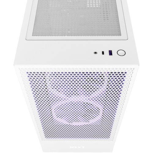 Корпус NZXT H5 Flow Tempered Glass без БП (CC-H51FW-01) White (Восстановлено продавцом, 904967) купить в Украине | Telemart фото