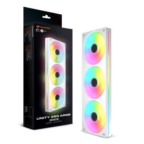 Кулер для корпуса Cougar Unity 360-F ARGB White купить в Украине | Telemart фото