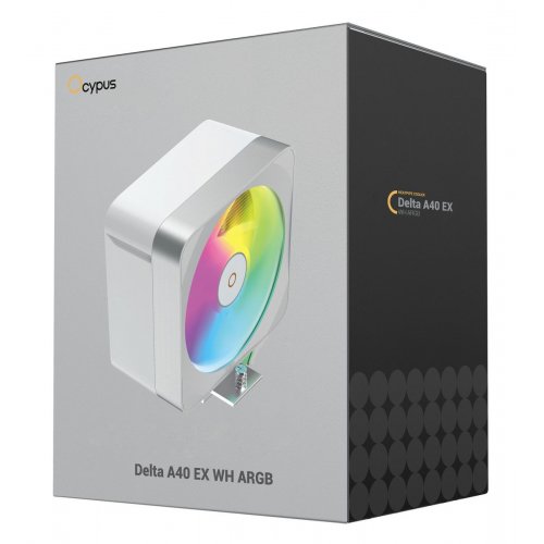 Кулер Ocypus Delta A40 EX ARGB (DELTA-A40-WH1NAWN00E-GL) White купить в Украине | Telemart фото