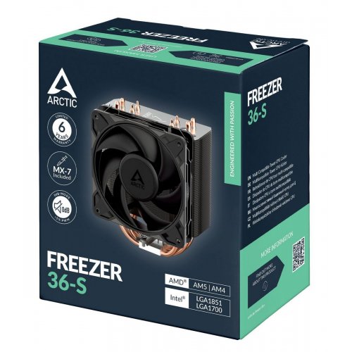 Кулер Arctic Freezer 36-S (AOCPU00025A) Black/Grey купить в Украине | Telemart фото