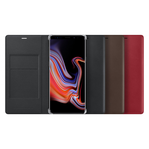Чохол Samsung для Galaxy Note 9 Leather Wallet Cover (EF-WN960LBEGRU) Black купити в Україні | Telemart фото