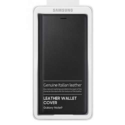 Чохол Samsung для Galaxy Note 9 Leather Wallet Cover (EF-WN960LBEGRU) Black купити в Україні | Telemart фото