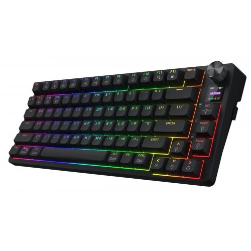 Уценка клавиатура HATOR Icefall Pro Aurum Orange Linear Rev.2.0 Wireless (HTK450UA) Black (Вскрытая упаковка, 905120) купить в Украине | Telemart фото