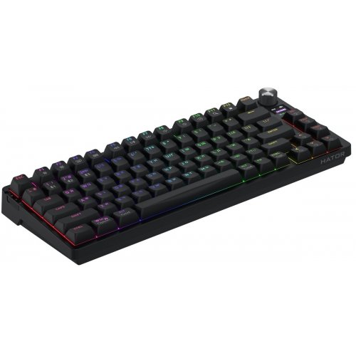 Уценка клавиатура HATOR Icefall Pro Aurum Orange Linear Rev.2.0 Wireless (HTK450UA) Black (Вскрытая упаковка, 905120) купить в Украине | Telemart фото