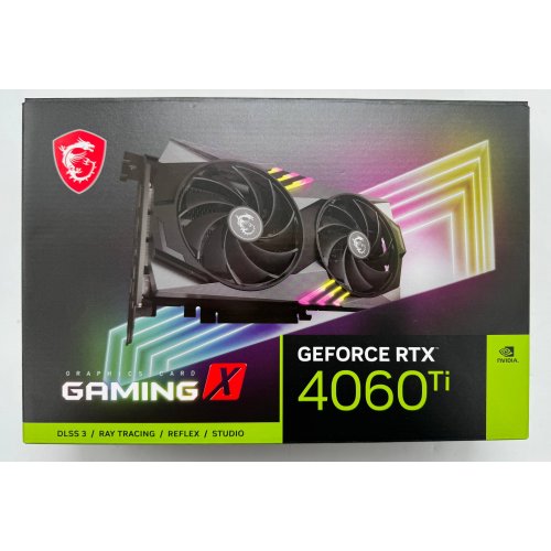 Видеокарта MSI GeForce RTX 4060 Ti GAMING X 8192MB (RTX 4060 Ti GAMING X 8G) (Восстановлено продавцом, 905131) купить в Украине | Telemart фото