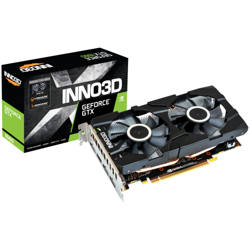 Видеокарта Inno3D GeForce GTX 1660 Twin X2 6144MB (N16602-06D5-1521VA15) (Восстановлено продавцом, 905138) купить в Украине | Telemart фото