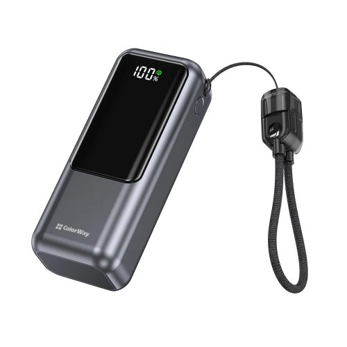Powerbank ColorWay Urban 10000mAh 22.5W (CW-PB100LP03GR) Gray купити в Україні | Telemart фото