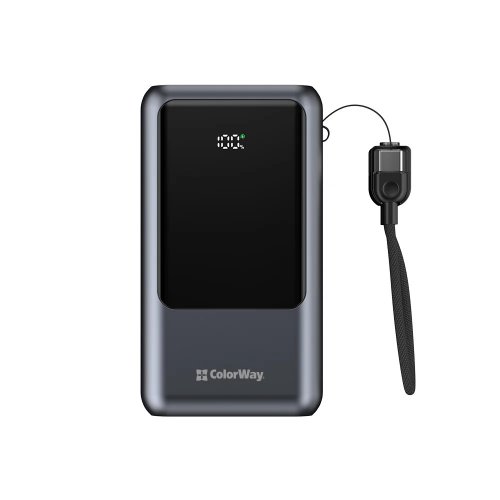 Powerbank ColorWay Urban 20000mAh 22.5W (CW-PB200LP03GR) Gray купити в Україні | Telemart фото