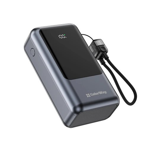 Powerbank ColorWay Urban 20000mAh 22.5W (CW-PB200LP03GR) Gray купити в Україні | Telemart фото