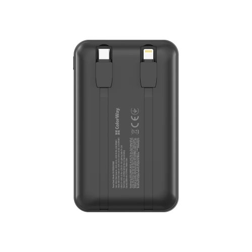 Powerbank ColorWay DigiPower 20000mAh 45W (CW-PB200LP04BK) Black купити в Україні | Telemart фото