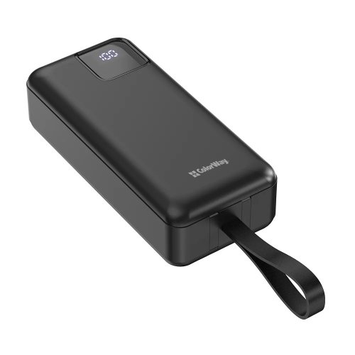 Powerbank ColorWay EnergyHub 30000mAh 22.5W (CW-PB300LP05BK) Black купити в Україні | Telemart фото
