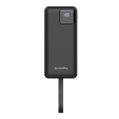 Powerbank ColorWay EnergyHub 30000mAh 22.5W (CW-PB300LP05BK) Black купити в Україні | Telemart фото
