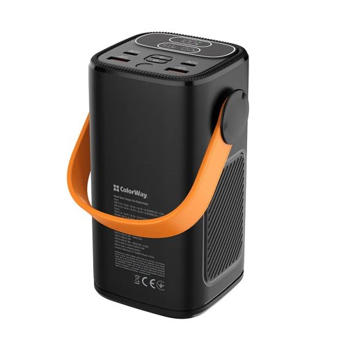 Powerbank ColorWay NightWork 40000mAh 65W (CW-PB400LP06BK) Black купити в Україні | Telemart фото